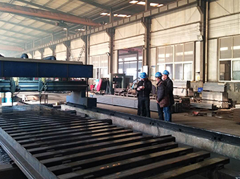 外国友人来厂参观