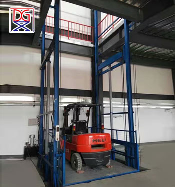 汽车链条式液压货梯