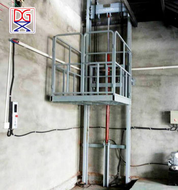 单臂式链条液压货梯